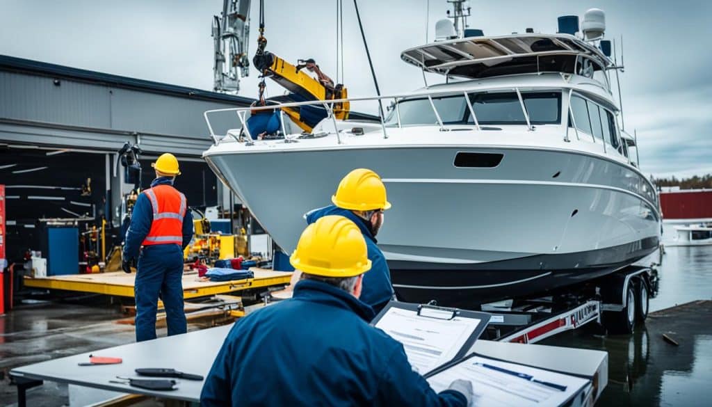 Boat inspection Boat inspection