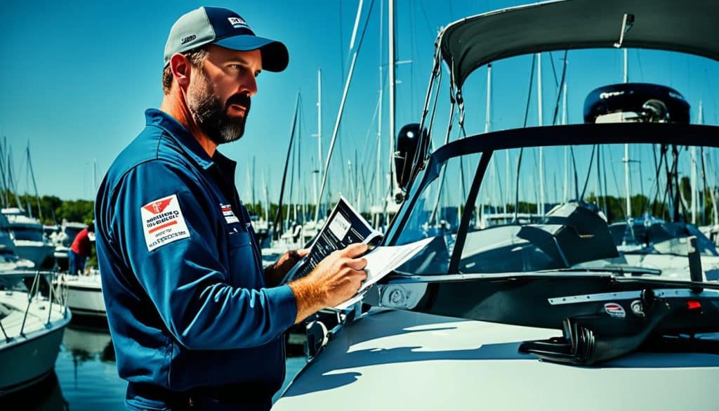 boat inspection boat inspection