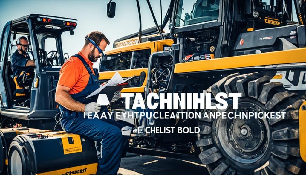 heavy equipment inspection checklist heavy equipment inspection checklist - Heavy Equipment Pre Purchase Inspection Texas