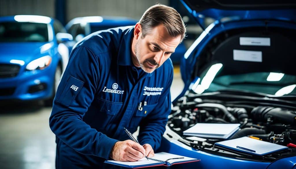 professional car inspector