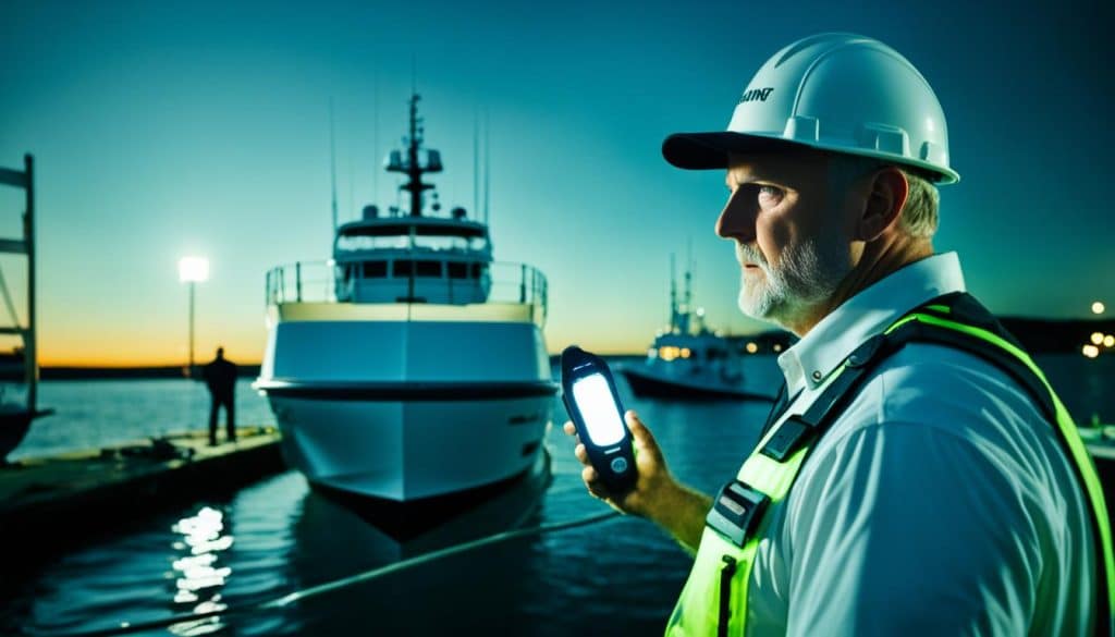 Marine surveyor Richmond Virginia conducting boat inspection Marine surveyor Richmond Virginia conducting boat inspection - Pre Purchase Boat Inspection Richmond VA